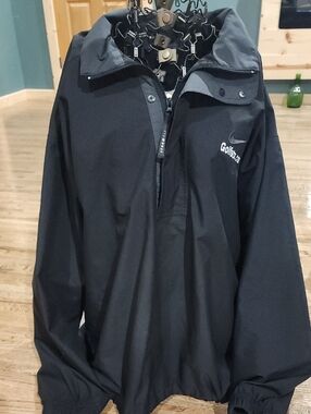 Nike Golf Storm Fit Black Men's Half-Zip Windbreaker Pullover